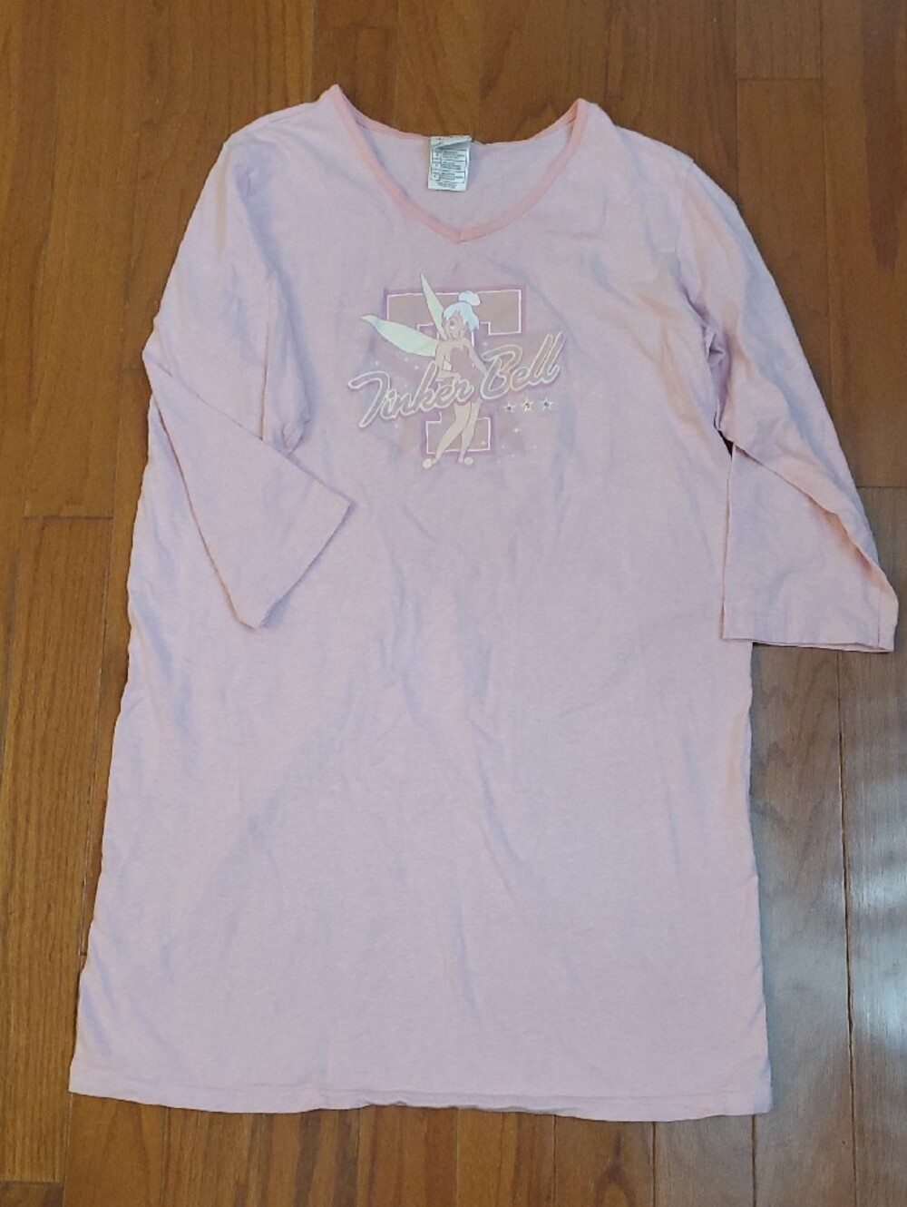 Disney Store Tinkerbell Sleep Dress Size Large Cotton - Picture 2 of 11